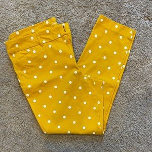 Yellow Polka Dot Pants